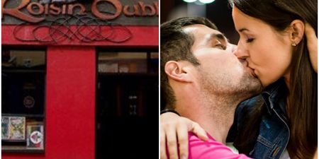 Zip that mouth up! This Irish pub has banned shifting at the bar