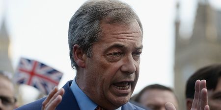 Nigel Farage made an eejit of himself in the European Parliament yesterday