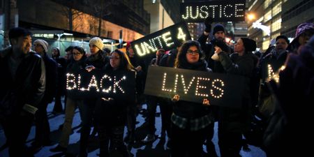 One amazing photo from a #BlackLivesMatter protest has become an instant classic