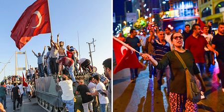 Astounding civilian bravery from the Turkish people averts a military coup