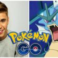 Pokemon Go players ignore Justin Bieber as they rush to catch a Gyarados
