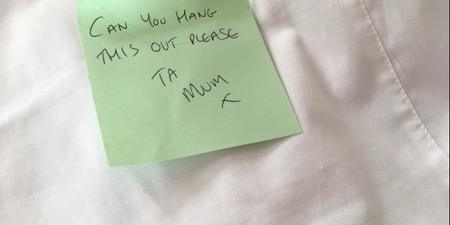 Mum leaves note with simple request and son hilariously takes it literally