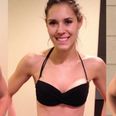 Fitness blogger shares photos to remind people not to “get hung up on the number on the stupid scale”