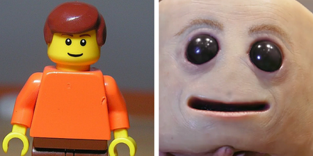 Someone’s made a terrifying lifesize LEGO man with human skin and it’s all kinds of wrong
