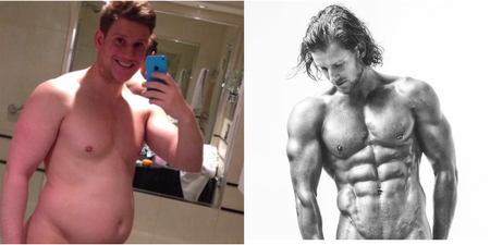 This guy got absolutely ripped by changing his 5,000 calorie junk food diet