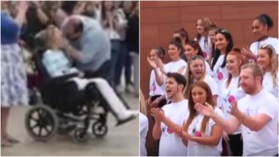 This man organised a beautiful anniversary surprise for his wife who has MS