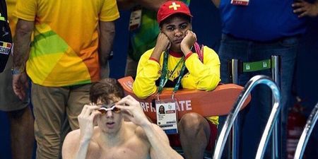 Everyone’s making the same joke about lifeguards at the Olympics