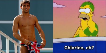 Everyone seems to think someone’s had a piss in the Rio Olympic diving pool
