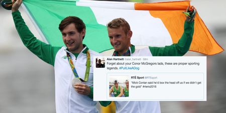 Cork’s O’Donovan brothers were absolutely hilarious again in their post-Olympics win interview