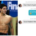 Girl regrets how her Tinder chat with an Olympic gold medalist went