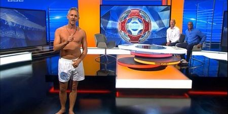 Gary Lineker responds to viewers who say he ‘bottled’ underwear bet by presenting MOTD in ‘shorts’