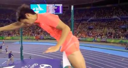 Pole vaulter’s penis is his worst enemy during Olympic jump