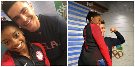 Simone Biles is a joy to watch as she meets her dream crush