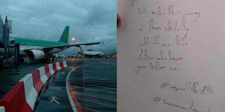 Two Irish women are live tweeting the journey to England to have an abortion