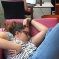This student fell asleep at college and what her friends did next was absolutely hilarious