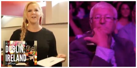 Amy Schumer had the full spectrum of Irish hospitality, thanks to U2 and a cheeky old man