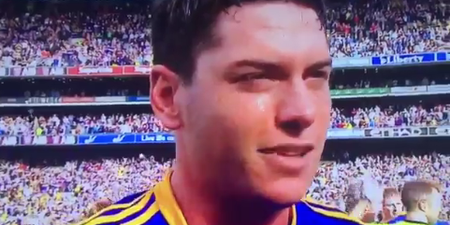 People love Tipperary’s Bubbles O’Dwyer as he drops the f-bomb on live TV