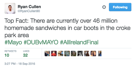 #DUBvMAYO – The most Irish tweets about today’s All-Ireland final