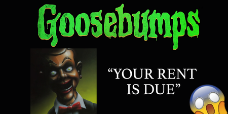 If Goosebumps books were written for adults