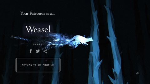 Expecto Patronum! Pottermore unveils Patronus quiz