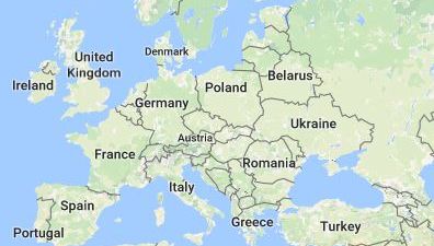 This map highlights best thing to see in each country in Europe