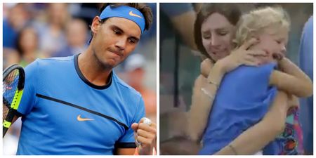 Rafael Nadal stopped a match so a frantic mother could find her lost daughter