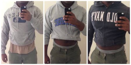 Guys are turning the tables on their girlfriends by taking their hoodies and not returning them