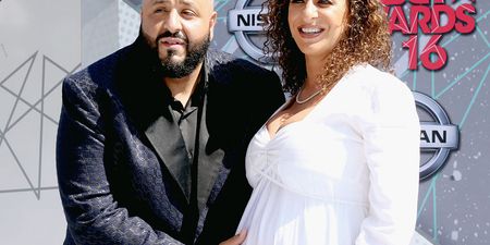 DJ Khaled welcomed his son into the world in the most unusual way