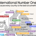 This map shows what every country in the world is best at