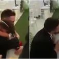 This man had a very special question for his future stepdaughter on his wedding day