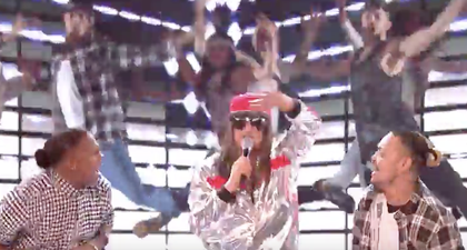 People think Honey G said a very inappropriate word on The X Factor last night