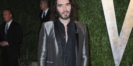 Russell Brand has reportedly become a dad for the first time