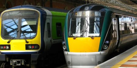 A man has died after being struck by a train in Dublin