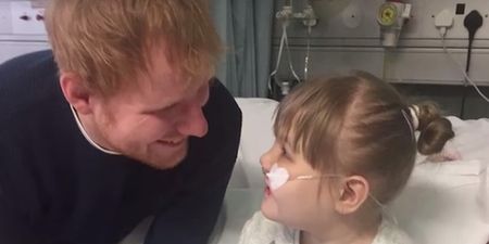 Ed Sheeran proves he’s just an absolute dote by visiting a sick fan