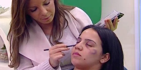 Moroccan TV channel gave viewers make-up tips on how to cover up domestic violence
