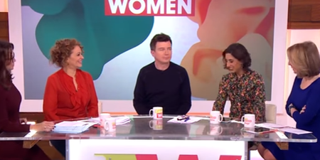 Fans couldn’t stop laughing at Rick Astley’s faux pas on Loose Women