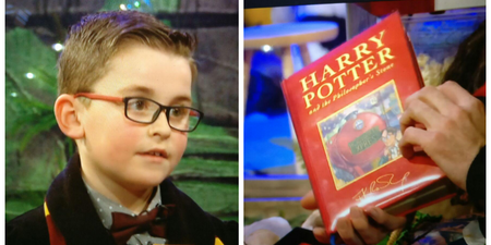 The first edition Harry Potter book they gave away on the Toy Show could be worth a LOT of money