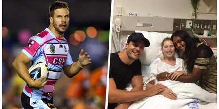 Australian rugby star grants dying girl’s last wish in one of the classiest moves we’ve seen