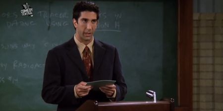 There’s a ‘Rate My Teacher’ page for Ross Geller and it’s full of brilliant references