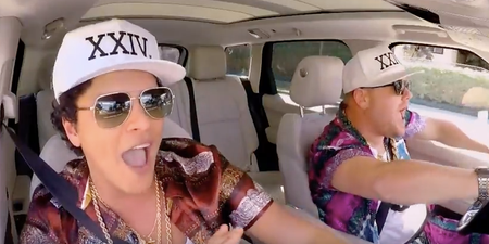 Bruno Mars’ Carpool Karaoke is even better than we expected