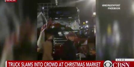 Lorry crashes into a Christmas market in Berlin