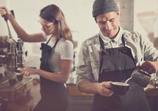 This story of two coffee shop employees getting together shows romance isn’t dead