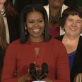 Michelle Obama delivers tearful final speech as first lady
