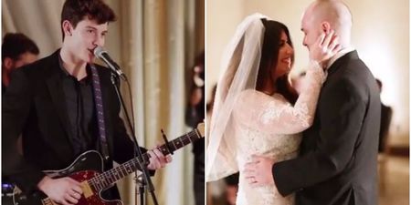 Shawn Mendes wrote and performed a song at his friends’ wedding