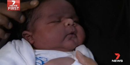 One mother has welcomed a 13 POUND newborn baby