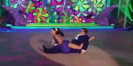 Des Cahill grinding on Dancing With The Stars cannot be unseen