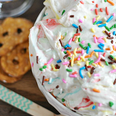Cake batter dip (the ONLY way to celebrate that January is over)