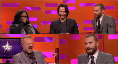 Jamie Dornan had people in stitches talking about his Fifty Shades sex scenes