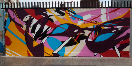 One of Dublin’s most popular streets has gotten a street-art makeover