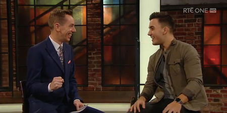 Nathan Carter’s younger brother set Twitter alight after appearing on The Late Late Show